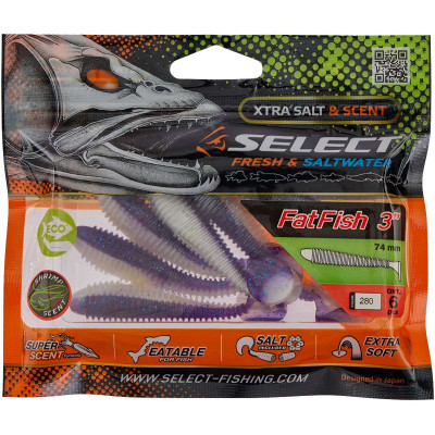 Силікон рибальський Select FatFish 3" 280 (6 шт/уп) (1870.71.99) Вінниця - фото 2
