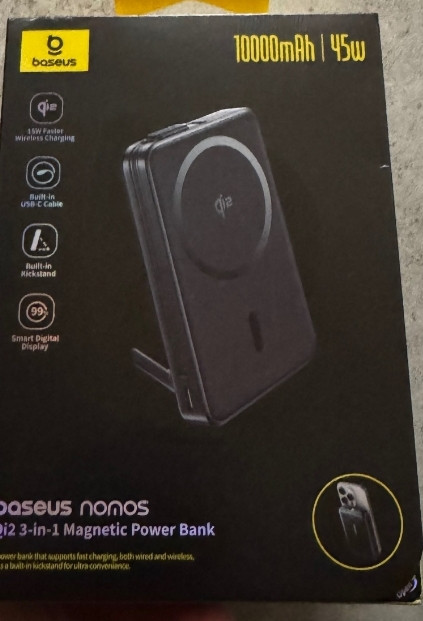 Повербанк Baseus Nomos Qi2 10000mAh 45W Magsafe. Харків - фото 8