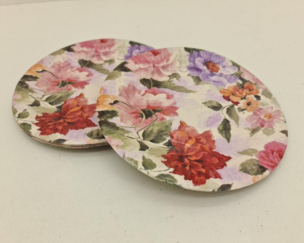 Паперова тарілка з малюнком 18 см "No 34" Квіточки 10 шт (1 пачка) Харків - фото 2