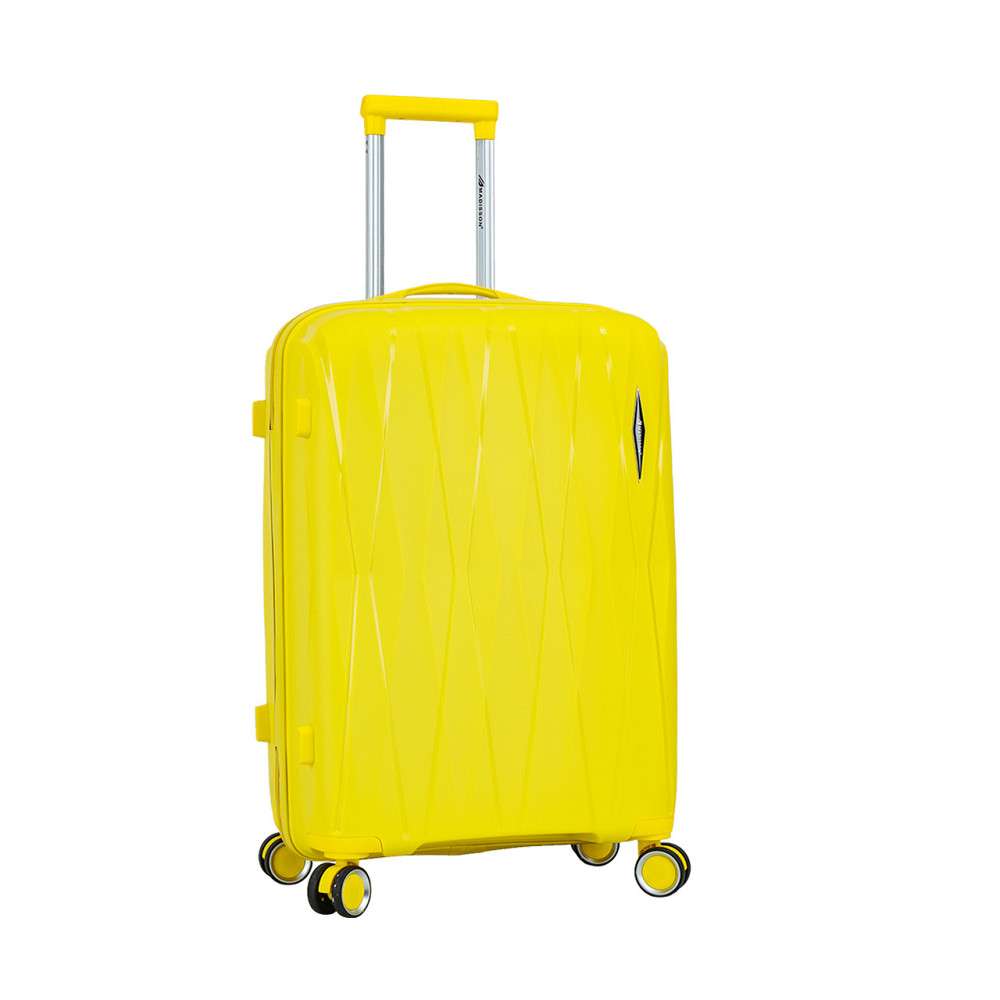 Валіза поліпропіленова MADISSON 51103 середня 67 см жовта Київ - фото 2