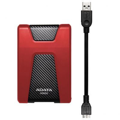 Зовнішній жорсткий диск 2.5&quot; 2TB ADATA (AHD650-2TU31-CRD) Вінниця - фото 4