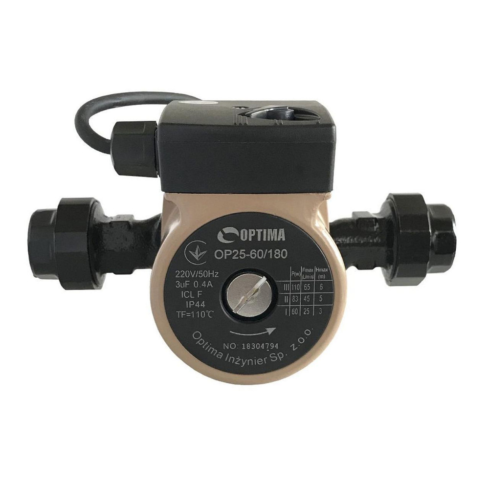 Насос циркуляционный Optima OP25-60 180мм + гайки, + кабель с вилкой! (000008158) Киев - изображение 5