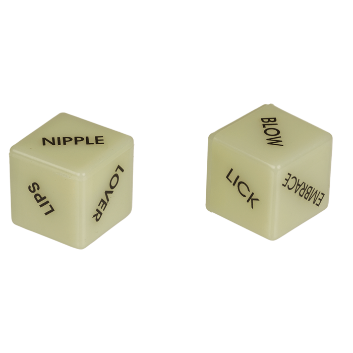 Неоновые кубики Love Dice Glow In The Dark, 2 шт. Sex Aura Киев - изображение 4