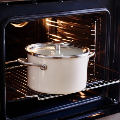 Каструля KitchenAid Steel Core 20 см 3,7 л мигдалевий крем (CC003266-001) Вінниця - фото 7