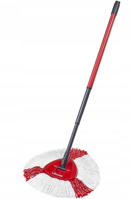 Запасна Насадка круглі з мікрофібри 1 шт моделі швабри 163422 Vileda «Turbo 2в1» Нововолинськ - фото 2