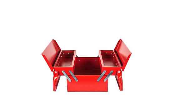 Ящик для инструмента MASTERTOOL металлический 330 мм 2 яруса/3 отделения 79-3303 Ровно