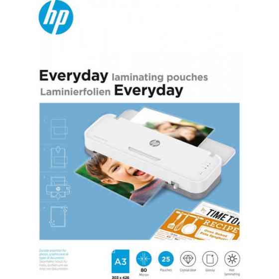 Плівка для ламінування HP Everyday Laminating Pouches, A3, 80 Mic, 303 x 426, 25 pcs (9152) Киев