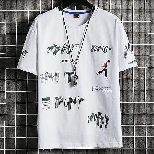 Футболка чоловіча с принтом  46 Біла 2664091097 Дніпро - фото 1