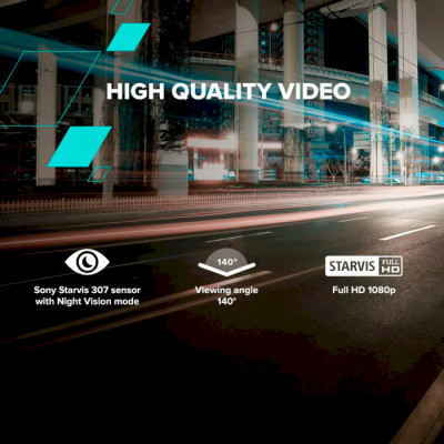 Видеорегистратор Canyon DVR10 FullHD 1080p Wi-Fi Black (CND-DVR10) Винница - изображение 7