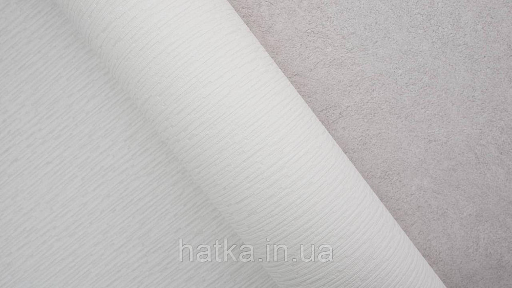 Обои под покраску виниловые на флизелине  Sintra Paint by 1.06x25 м полоски под бамбук белые 689400 Киев - изображение 5