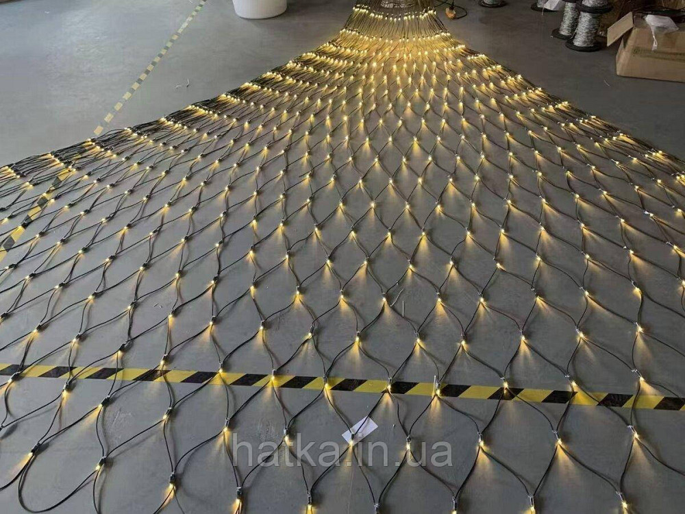LED-Гірлянда Сітка 2х2м 144 LED Декоративна VALESO Київ - фото 2
