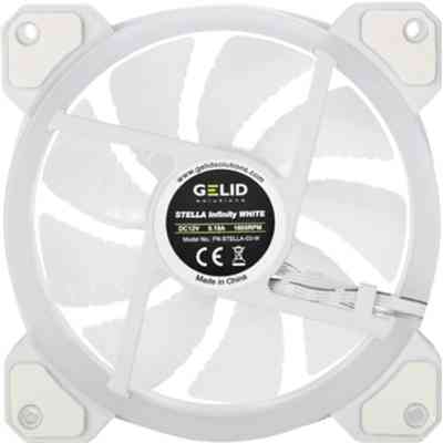 Кулер до корпусу Gelid Solutions Stella ARGB White 120mm (FN-STELLA-03-W) Вінниця