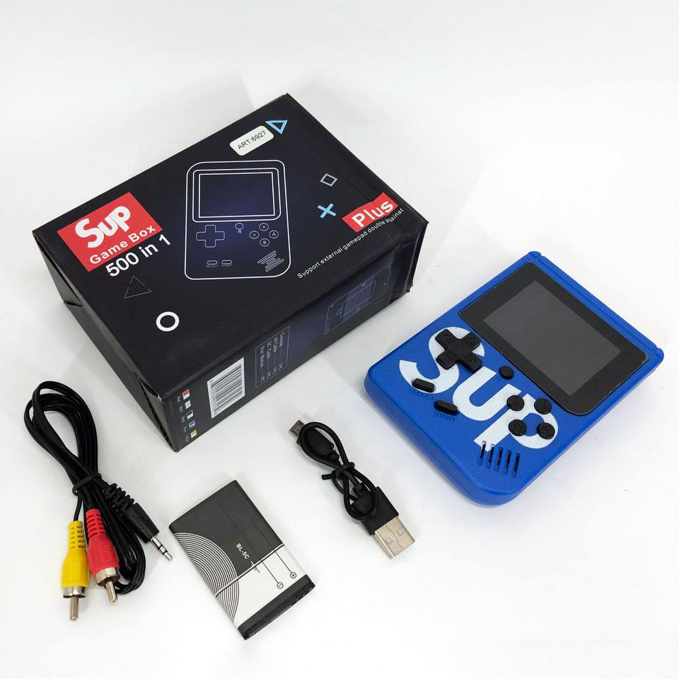 Приставка в ретростиле Sup Game Box 500 игр, Игровая консоль приставка на подарок RI-122 ребенку мужу Киев - изображение 5