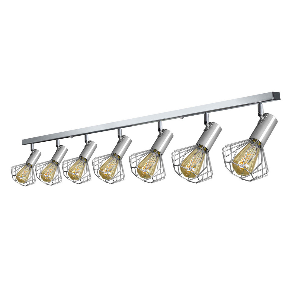 Світильник на планці з поворотними плафонами 7-Е27 Diadem NL 22151-7 CR Київ - фото 1