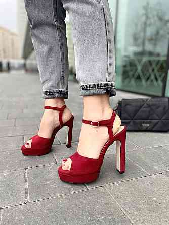 Nivelle Босоніжки жіночі NIVELLE 1825/9510-12004 червоні (літо, замша натуральна) (3718) лише 3 Коломия