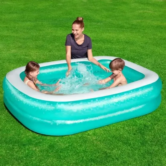 Бассейн надувной прямоугольный Bestway 54005, 201 x 150 x 51 см Киев