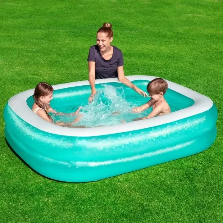 Бассейн надувной прямоугольный Bestway 54005, 201 x 150 x 51 см Киев - изображение 4