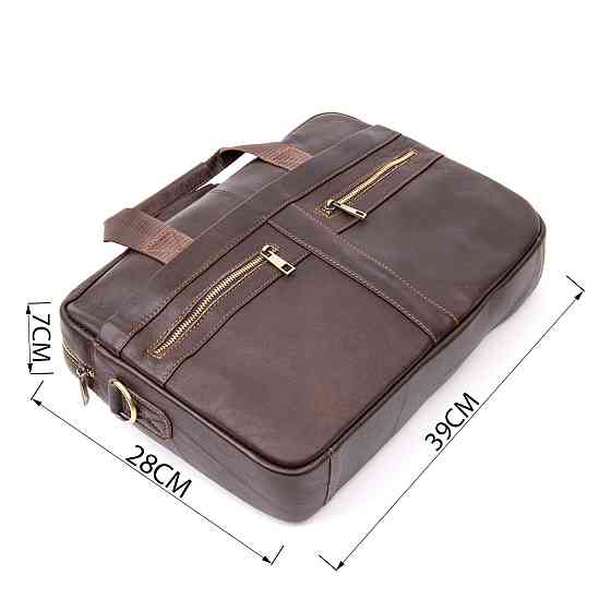 Сумка для ноутбука Vintage 20453 Коричнева Київ