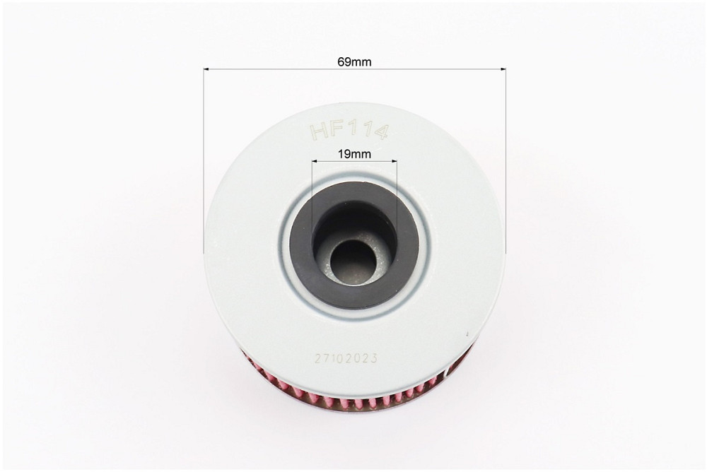 Фільтр-елемент масляний HF114 (69x47мм) HONDA Pioneer, SXS, TRX 400-1000, ATV Київ - фото 3