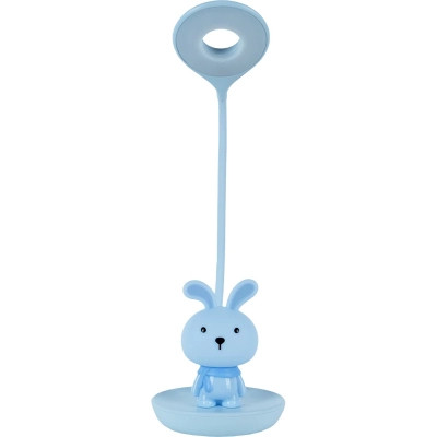 Настольная лампа Kite Bunny LED с аккумулятором, голубая (K24-492-1-3) Винница - изображение 3