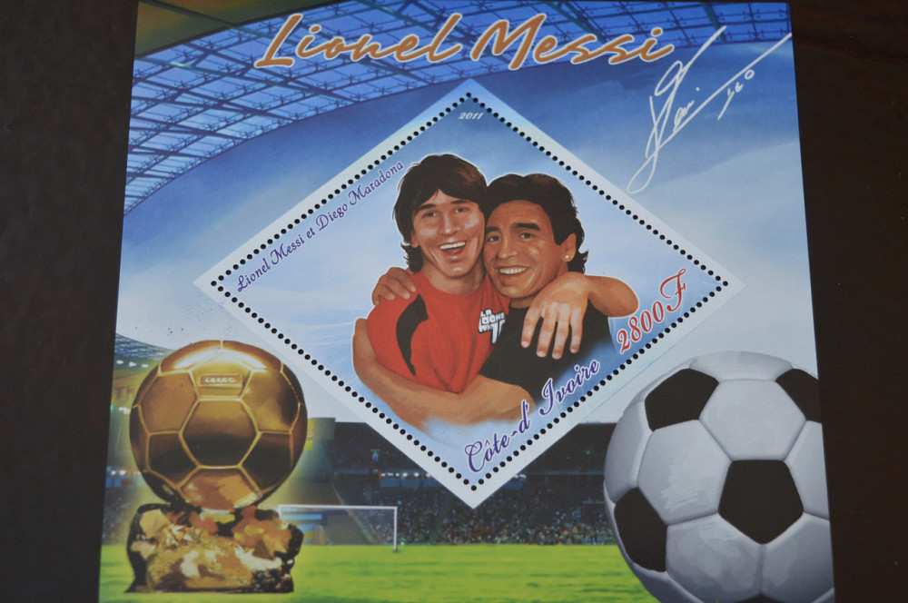 Кот-д'Ивуар. Спорт. Блок. Личнисти 2014 (А-16) Полтава - изображение 1