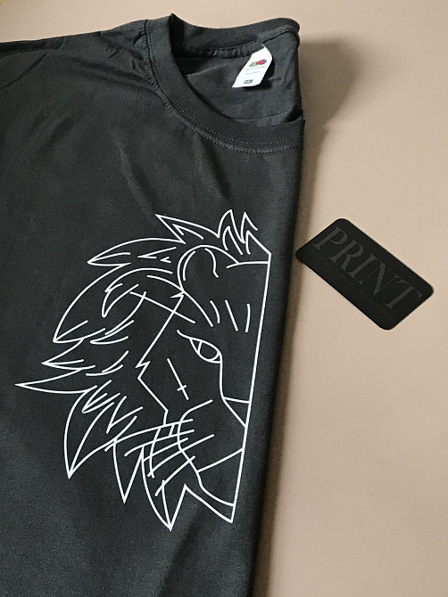 Мужская графитовая футболка 100% хлопок - ЛЕВ Черновцы - изображение 1