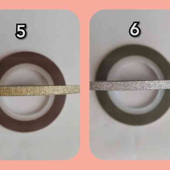 Стрічка для дизайну нігтів "Сахарна нитка" 3 mm. (різні кольори) Київ