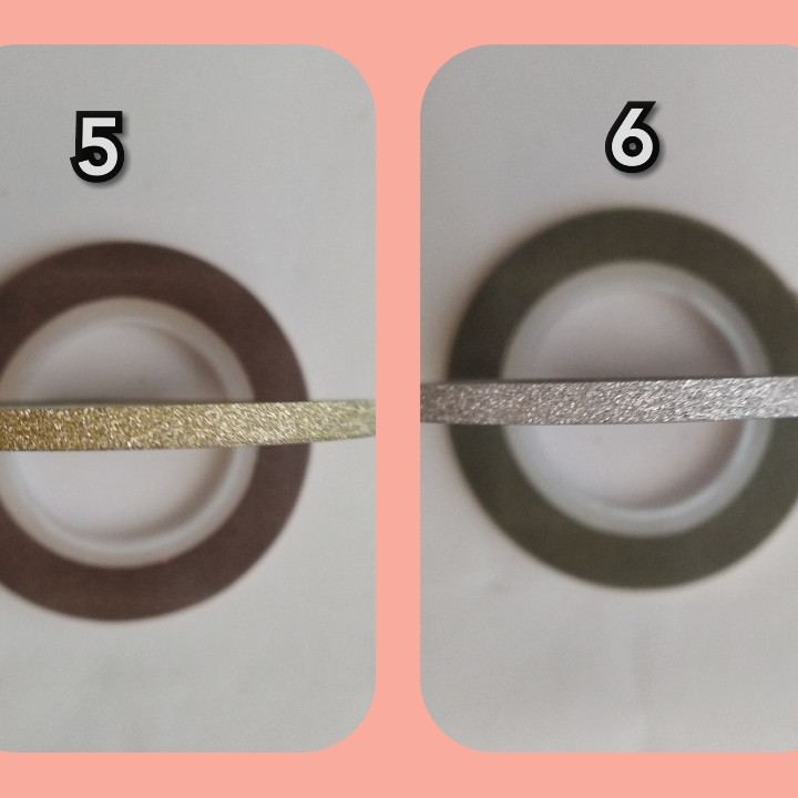 Стрічка для дизайну нігтів "Сахарна нитка" 3 mm. (різні кольори) Київ - фото 4