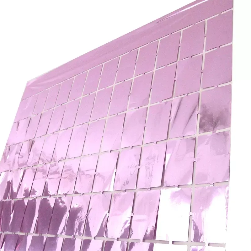 Дождик для фотозоны кубиками 2 м на 1 м розовый Киев - изображение 4