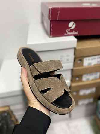 Соната Шльопанці жіночі Соната Ірма бежеві (літо, замша натуральна) (5894) Коломыя