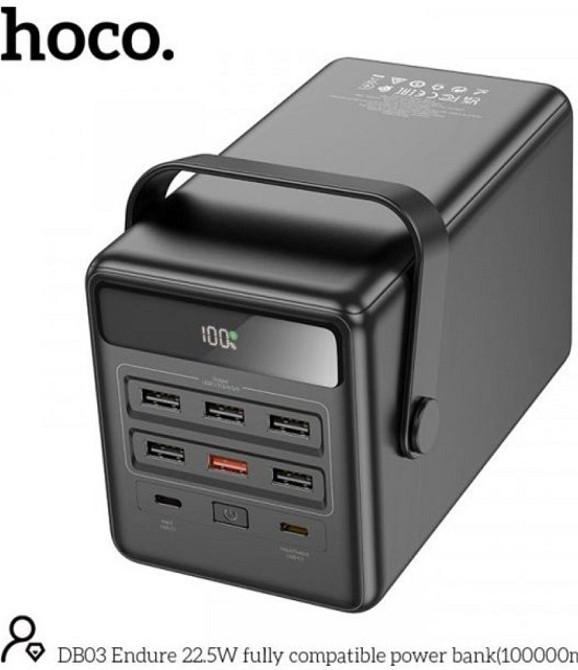 Power bank Hoco DB03 100000mah 22.5w павербанк. Киев - изображение 3