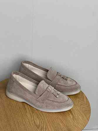 Arcoboletto Лоферы женские Arcoboletto бежевые замша натуральная весна-осень 36р.37р.38р. (5369 Коломия