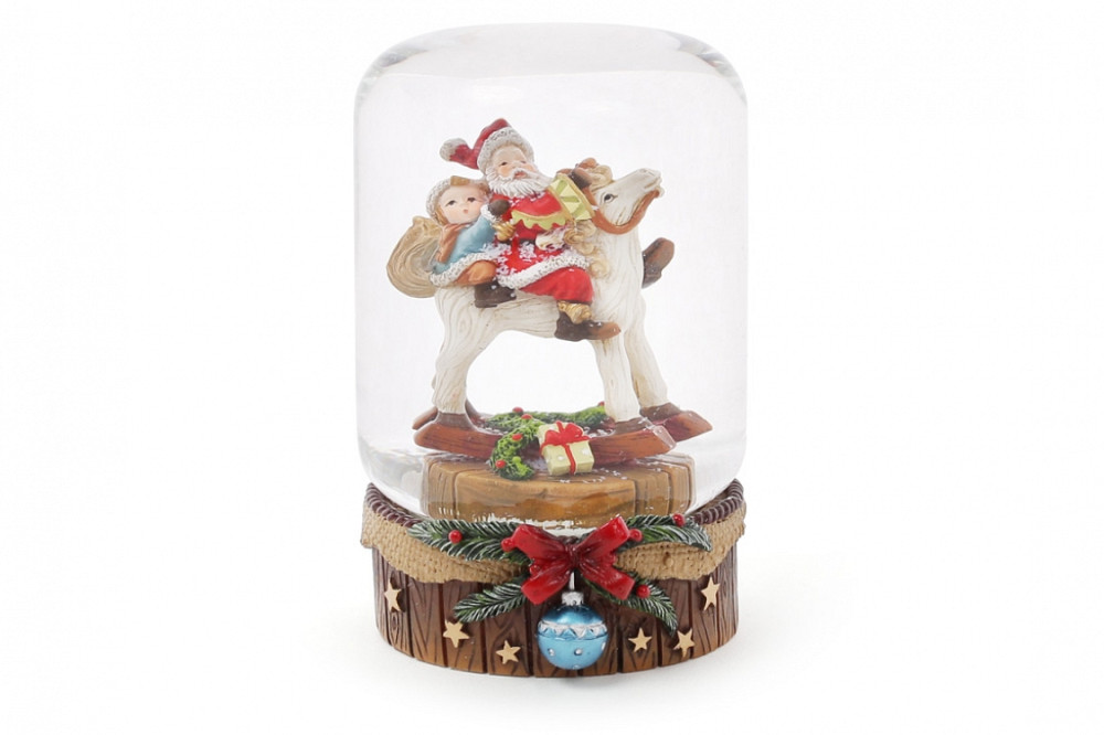 Водяной шар Санта на Лошади 10,5 см Винница - изображение 1