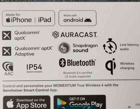 Наушники Sennheiser Momentum True Wireless Black Copper. Киев