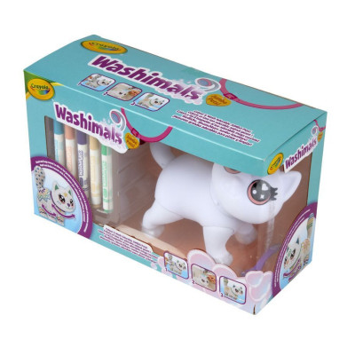 Набір для творчості Crayola Washimals Котик- велетень, з фломастерами 5 шт (74-7518) Вінниця - фото 8