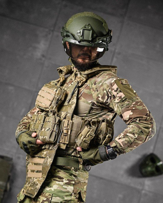 Плитоноска 4 швидкі скидання з напашником Cordura піксель ДЛ63965 Одеса - фото 3