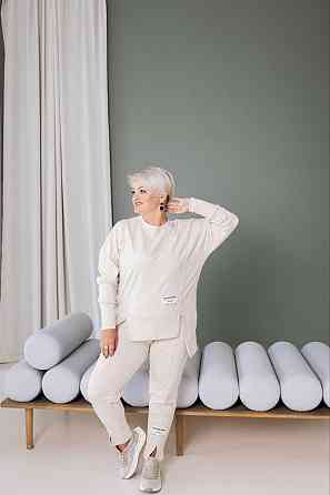 Жіночий теплий прогулянковий костюм двійка батал пума плюш Одеса