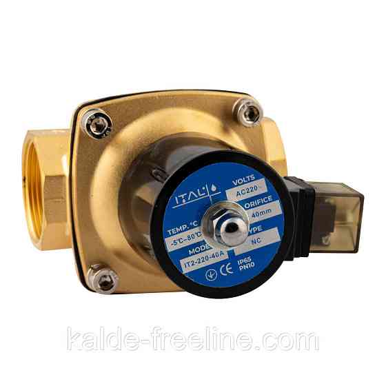 Электромагнитный клапан 1 1/4" (NC) нормально-закрыт. ITAL 2W350-35 AC 220V Харків