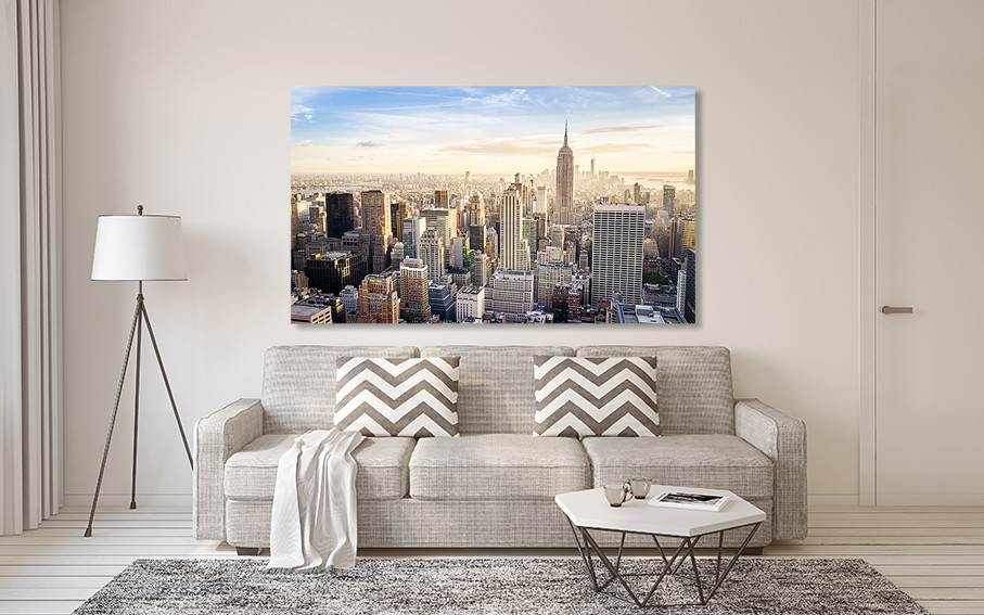 Картина холст в гостиную / спальню Місто  MLP_85 90х180см Киев - изображение 2