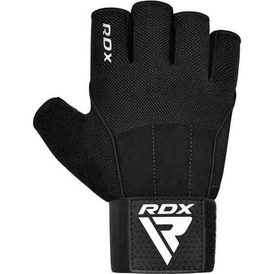 Рукавички для фітнесу RDX W3 BLACK WITH EVA PADDING-L Каменское