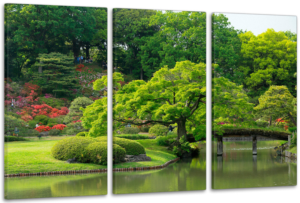 Модульная картина в гостиную / спальню   Зелений парк      ART-048_3A Киев - изображение 1