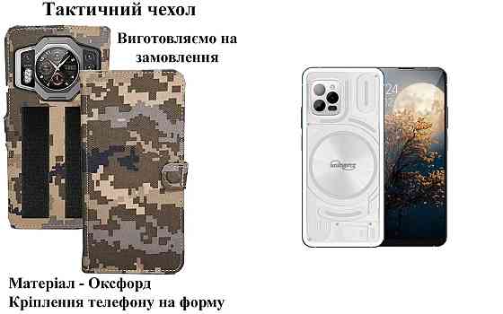 Тактический чехол для Samsung Galaxy M54, Galaxy M55 5G, крепится к снаряжению на липучке Киев