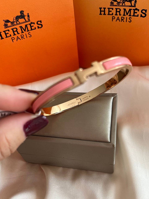 Браслет Hermes покриття золото 18К Одеса - фото 3