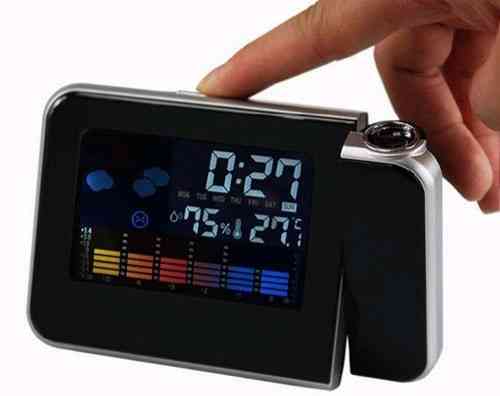 Годинник метеостанція з проектором часу 8190 Вінниця