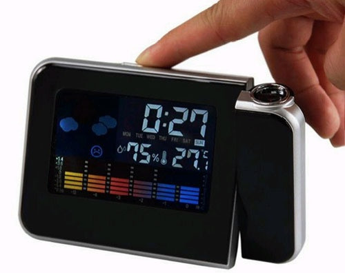 Годинник метеостанція з проектором часу 8190 Вінниця - фото 4