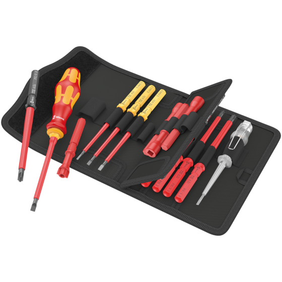 Викрутка діелектрична Wera з комплектом насадок, 18 предметів 05006613001 Одеса