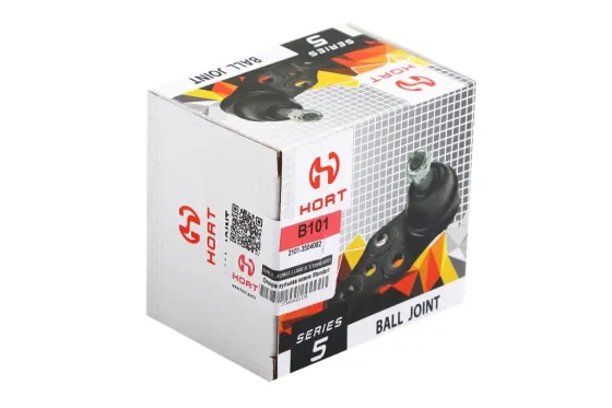 Шаровая опора 2101 Hort Standart закатная нижняя с гайкой (пыльник под хомут) Винница