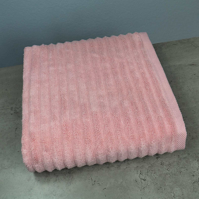 Набір махрових рушників Зеро Твіст 3шт GM Textile 40x70см, 50x90см, 70x140см 550г/м2 (Рожевий) Суми - фото 4