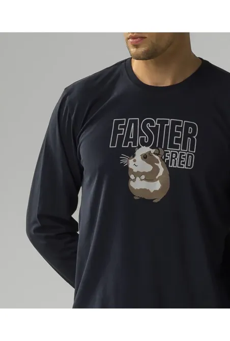 Чоловіча піжама (довгі штани, довгий рукав) Atlantic NMP-376 Київ - фото 4