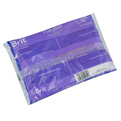 Влажный корм для кошек Brit Premium Cat рыбная тарелка 4 шт по 100 г (8595602506248) Винница - изображение 2